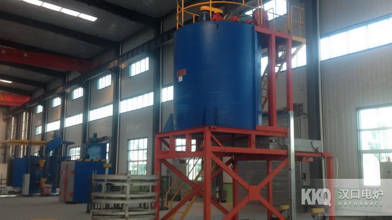 河南企業立式鋁合金淬火爐現場